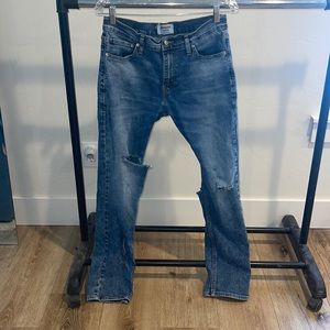 Distressed Levi’s jeans